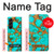 S2688 Aqua Copper Turquoise Gemstone Graphic Case For Samsung Galaxy Z Fold 5