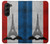 S2859 Vintage France Flag Eiffel Tower Case For Samsung Galaxy Z Fold 5