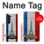 S2859 Vintage France Flag Eiffel Tower Case For Samsung Galaxy Z Fold 5