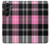 S3091 Pink Plaid Pattern Case For Samsung Galaxy Z Fold 5