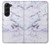 S3215 Seamless Pink Marble Case For Samsung Galaxy Z Fold 5