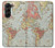 S3418 Vintage World Map Case For Samsung Galaxy Z Fold 5