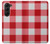 S3535 Red Gingham Case For Samsung Galaxy Z Fold 5