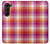 S3941 LGBT Lesbian Pride Flag Plaid Case For Samsung Galaxy Z Fold 5