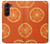 S3946 Seamless Orange Pattern Case For Samsung Galaxy Z Fold 5
