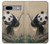 S2210 Panda Fluffy Art Painting Case For Google Pixel 7a