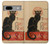 S2739 Chat Noir Black Cat Vintage Case For Google Pixel 7a