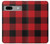 S2931 Red Buffalo Check Pattern Case For Google Pixel 7a