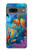 S3227 Underwater World Cartoon Case For Google Pixel 7a