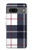 S3452 Plaid Fabric Pattern Case For Google Pixel 7a