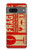 S3552 Vintage Fragile Label Art Case For Google Pixel 7a
