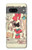 S3820 Vintage Cowgirl Fashion Paper Doll Case For Google Pixel 7a