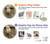 S1386 Paper Sculpture Owl Case For Sony Xperia 1 V