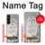 S1566 Snowy Owl White Owl Case For Sony Xperia 1 V