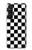 S1611 Black and White Check Chess Board Case For Sony Xperia 1 V