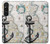 S1962 Nautical Chart Case For Sony Xperia 1 V