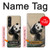 S2210 Panda Fluffy Art Painting Case For Sony Xperia 1 V