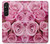 S2943 Pink Rose Case For Sony Xperia 1 V