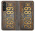 S3228 Vintage Car License Plate Case For Sony Xperia 1 V