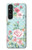 S3494 Vintage Rose Polka Dot Case For Sony Xperia 1 V