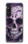 S3582 Purple Sugar Skull Case For Sony Xperia 1 V