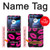 S2933 Pink Lips Kisses on Black Case For Motorola Razr 40 Ultra