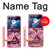 S2943 Pink Rose Case For Motorola Razr 40 Ultra