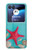 S3428 Aqua Wood Starfish Shell Case For Motorola Razr 40 Ultra