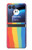S3799 Cute Vertical Watercolor Rainbow Case For Motorola Razr 40 Ultra