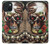 S0753 Skull Wing Rose Punk Case For iPhone 15