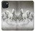 S0933 White Horses Case For iPhone 15