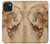 S1045 Leonardo da Vinci Woman's Head Case For iPhone 15