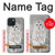 S1566 Snowy Owl White Owl Case For iPhone 15