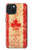 S1603 Canada Flag Old Vintage Case For iPhone 15