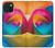 S1671 Rainbow Colorful Rose Case For iPhone 15