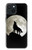 S1981 Wolf Howling at The Moon Case For iPhone 15