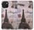 S2211 Paris Postcard Eiffel Tower Case For iPhone 15