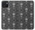 S2371 Skull Vintage Monochrome Pattern Case For iPhone 15