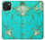 S2377 Turquoise Gemstone Texture Graphic Printed Case For iPhone 15