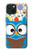 S2521 Cute Nerd Owl Cartoon Case For iPhone 15