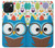 S2521 Cute Nerd Owl Cartoon Case For iPhone 15