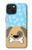 S2669 Cute Dog Paws Bones Cartoon Case For iPhone 15