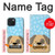 S2669 Cute Dog Paws Bones Cartoon Case For iPhone 15