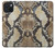 S2703 Snake Skin Texture Graphic Printed Case For iPhone 15