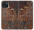 S2714 Rust Steel Texture Graphic Printed Case For iPhone 15