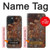 S2714 Rust Steel Texture Graphic Printed Case For iPhone 15