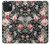S2727 Vintage Rose Pattern Case For iPhone 15