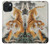 S2751 Chinese Tiger Brush Painting Case For iPhone 15
