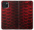 S2879 Red Arowana Fish Scale Case For iPhone 15