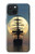 S2897 Pirate Ship Moon Night Case For iPhone 15